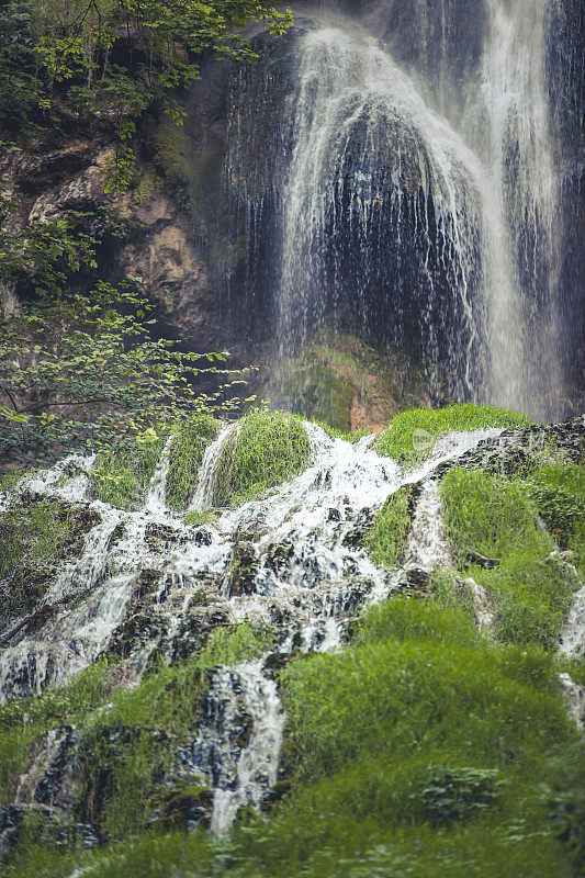 瀑布，bad urach，德国